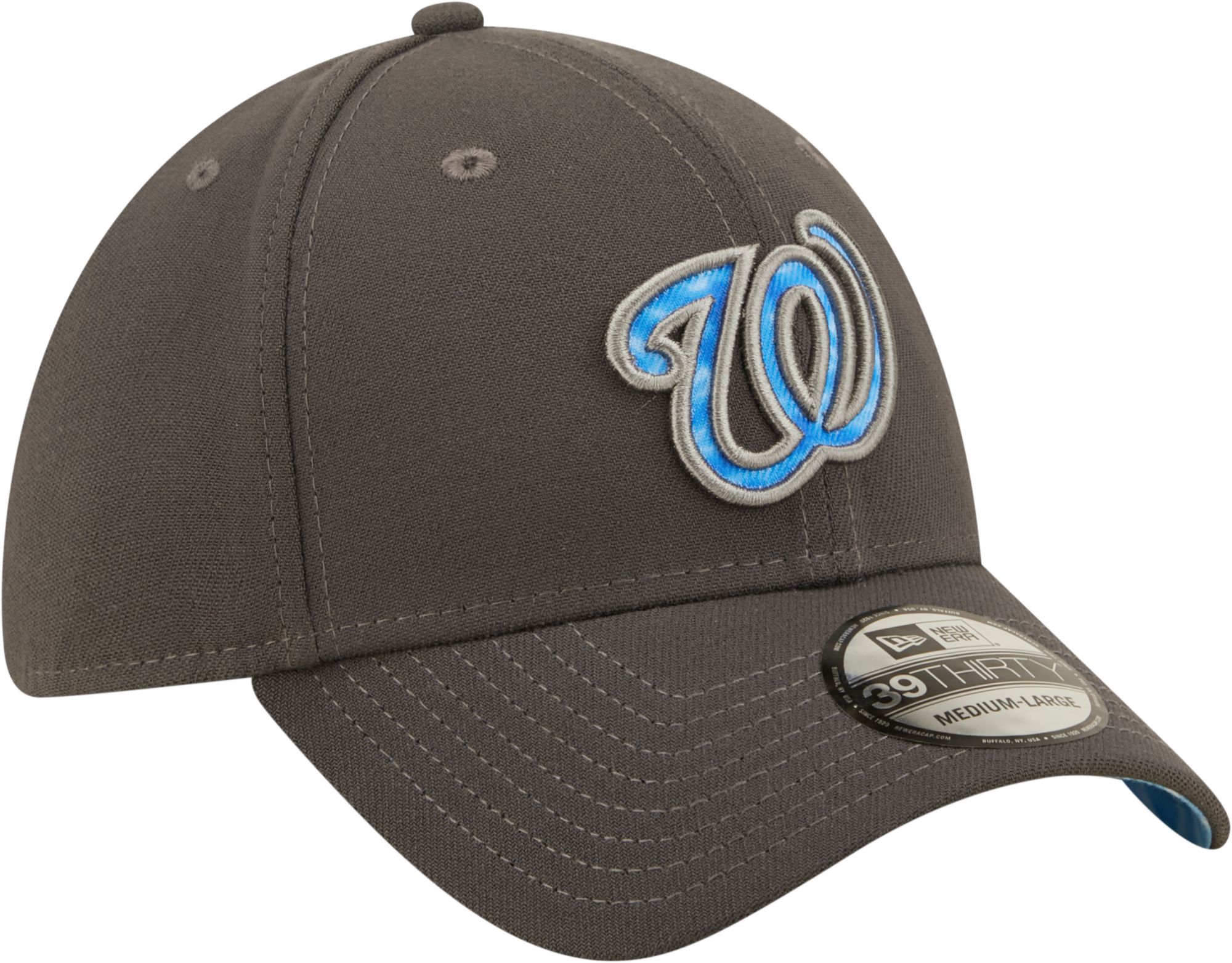New Era Men's Father's Day '22 Washington Nationals Dark Gray 39Thirty Stretch Fit Hat product image