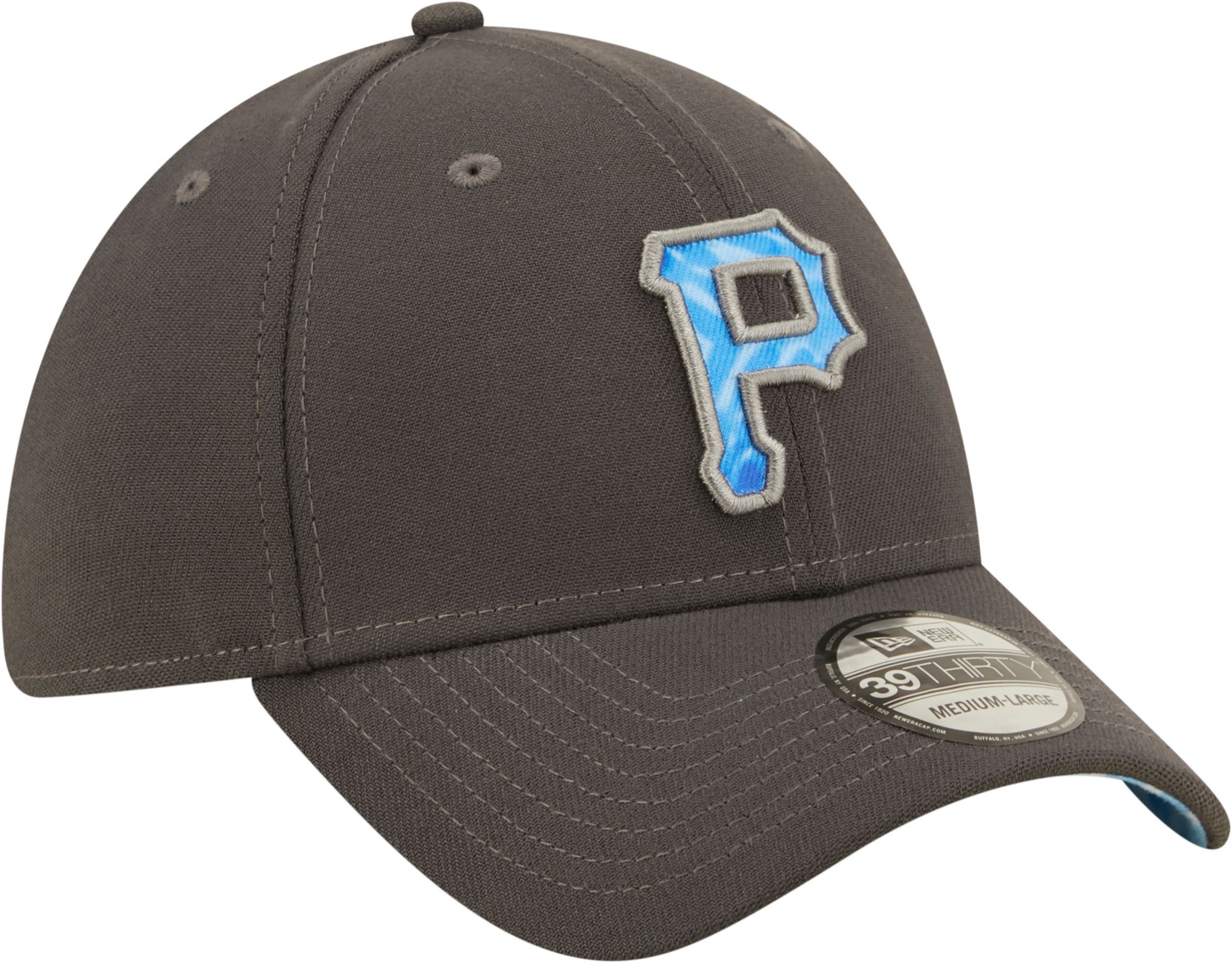 New Era Men's Father's Day '22 Pittsburgh Pirates Dark Gray 39Thirty Stretch Fit Hat product image