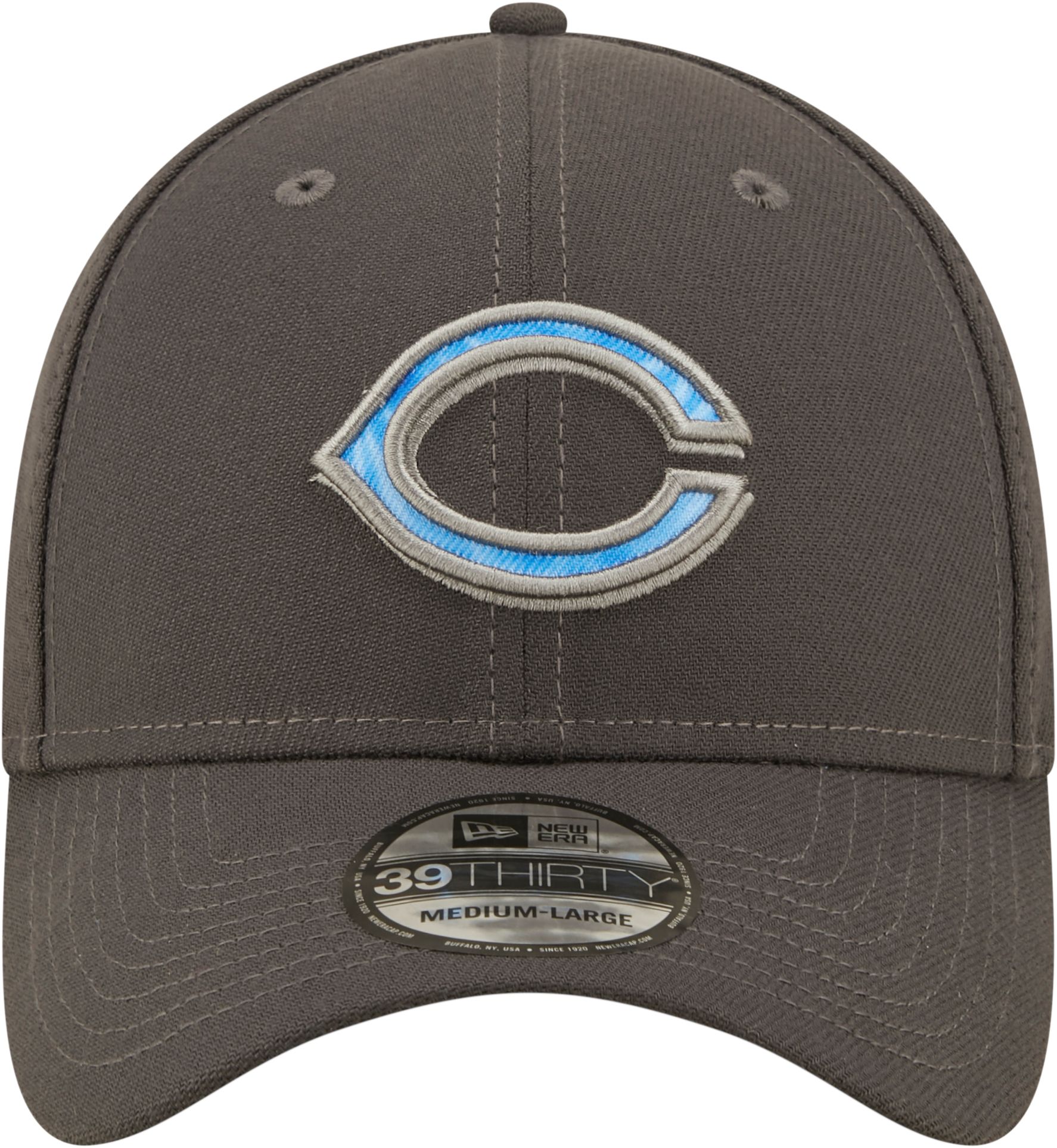 New Era Men's Father's Day '22 Cincinnati Reds Dark Gray 39Thirty Stretch Fit Hat product image