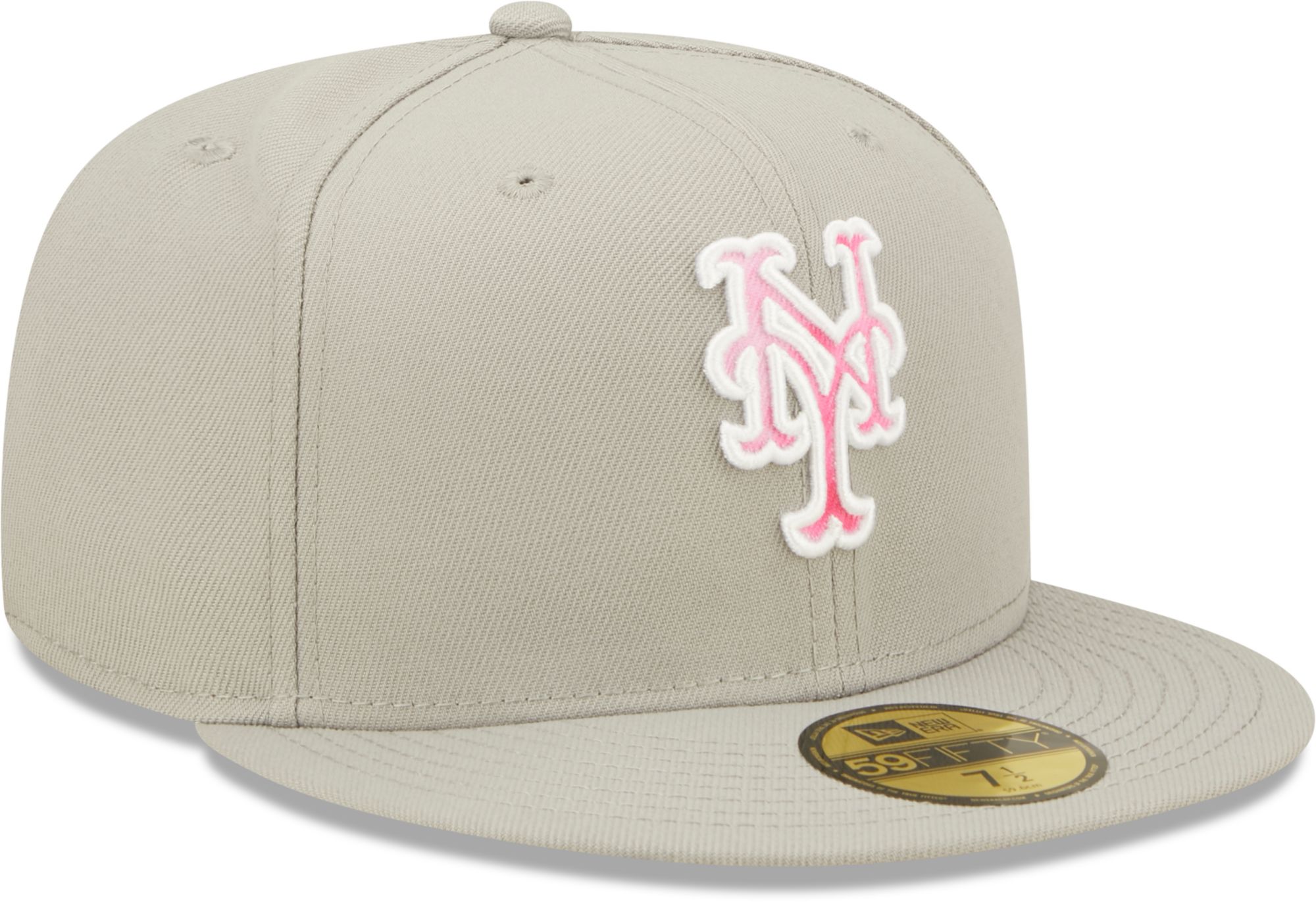 New Era Men's Mother's Day '22 New York Mets Grey 59Fifty Fitted Hat product image