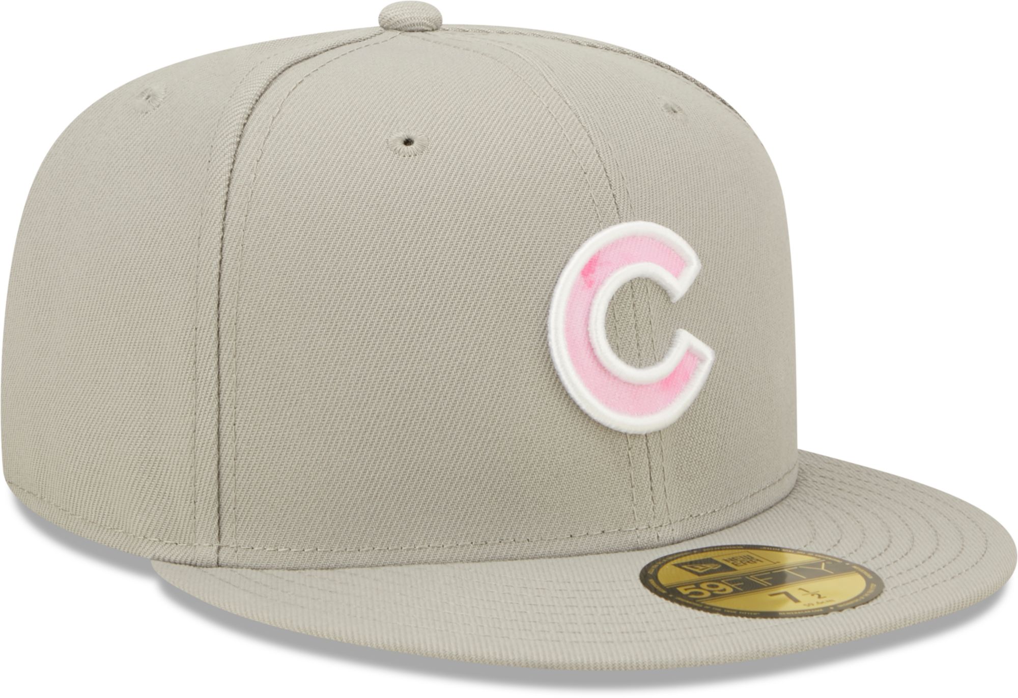 New Era Men's Mother's Day '22 Chicago Cubs Grey 59Fifty Fitted Hat product image