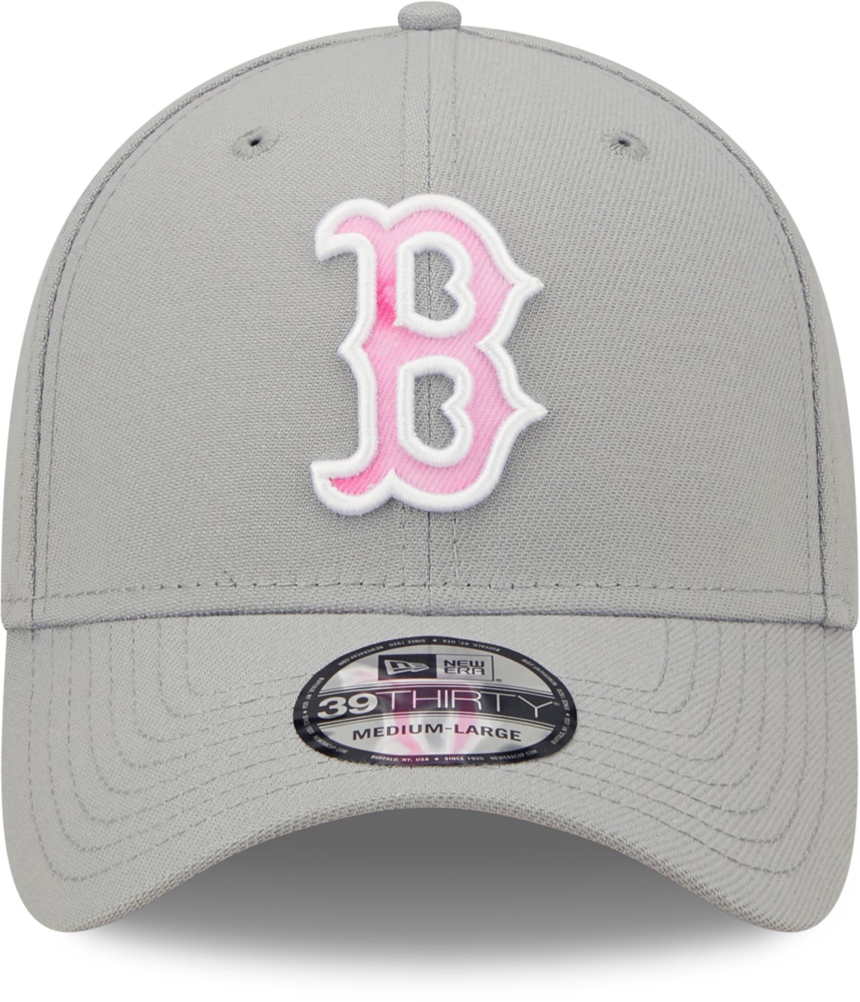 New Era Men's Mother's Day '22 Boston Red Sox Grey 39Thirty Stretch Fit Hat product image