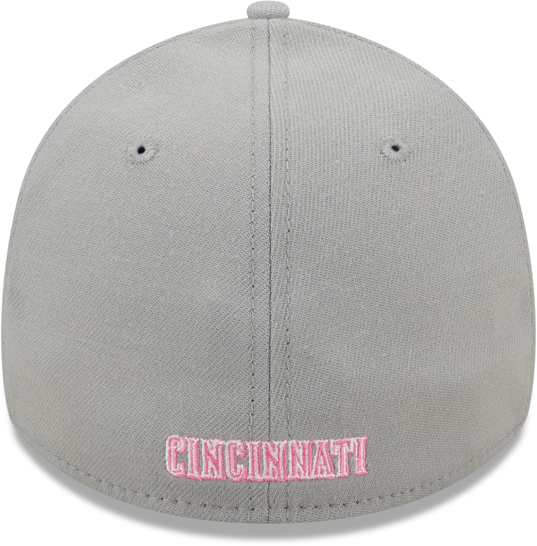New Era Men's Mother's Day '22 Cincinnati Reds Grey 39Thirty Stretch Fit Hat product image