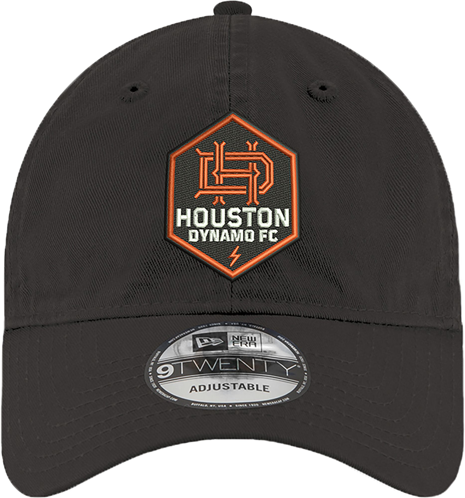 New Era Adult Houston Dynamo Core Classic 2.0 Black Adjustable Hat