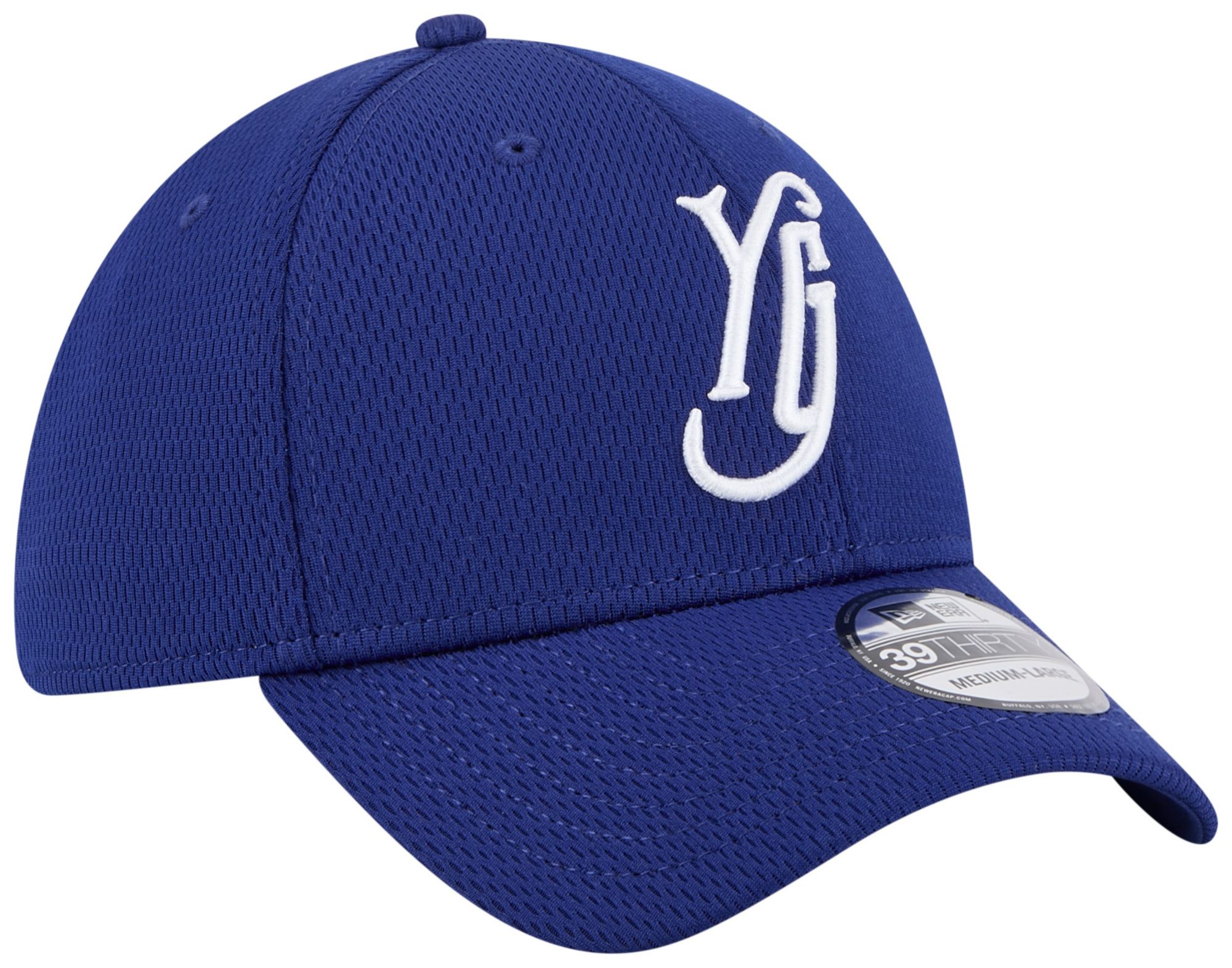 New Era Adult Hartford Yard Goats Batting Practice Navy 39Thirty Fitted Hat product image