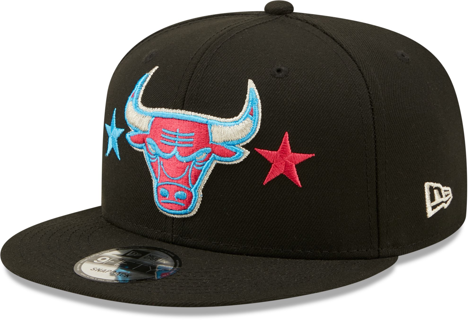 New Era Men's 2022 NBA All-Star Game Chicago Bulls Black 9Fifty Adjustable Snapback Hat product image