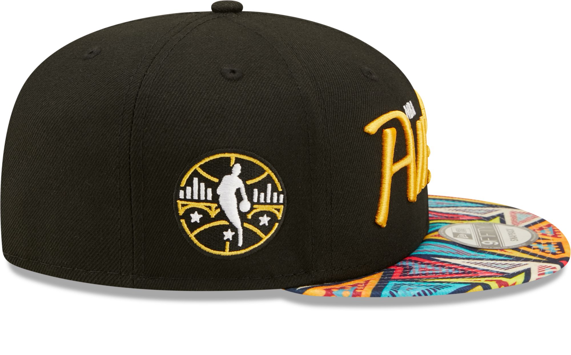 New Era Men's 2022 NBA All-Star Game Black Pattern 9Fifty Adjustable Snapback Hat product image