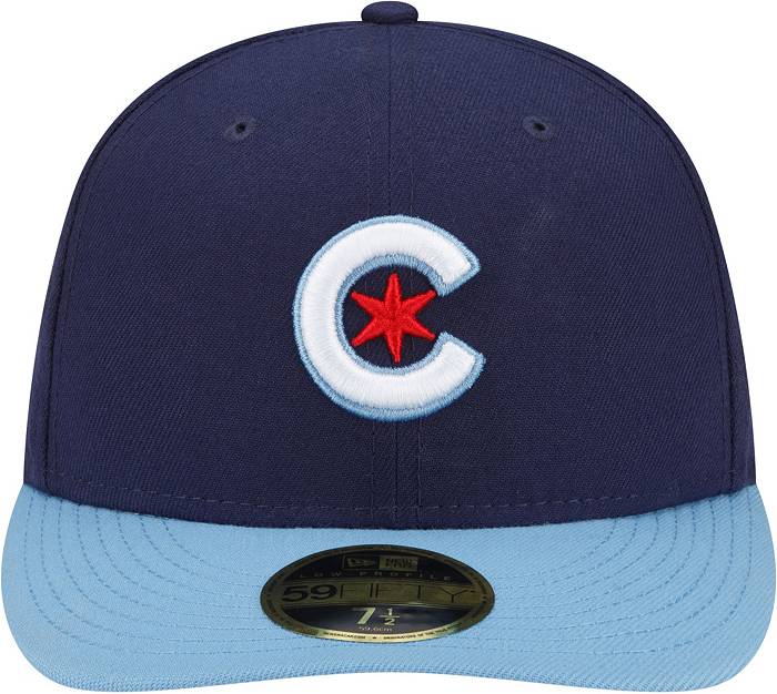 47 Chicago Cubs Navy Standing Cooperstown Clean Up Adjustable Hat