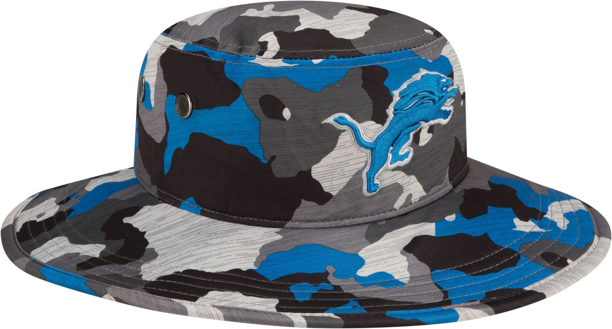 New Era Men's Detroit Lions Training Camp 2022 Sideline Panama Camouflage Bucket Hat product image