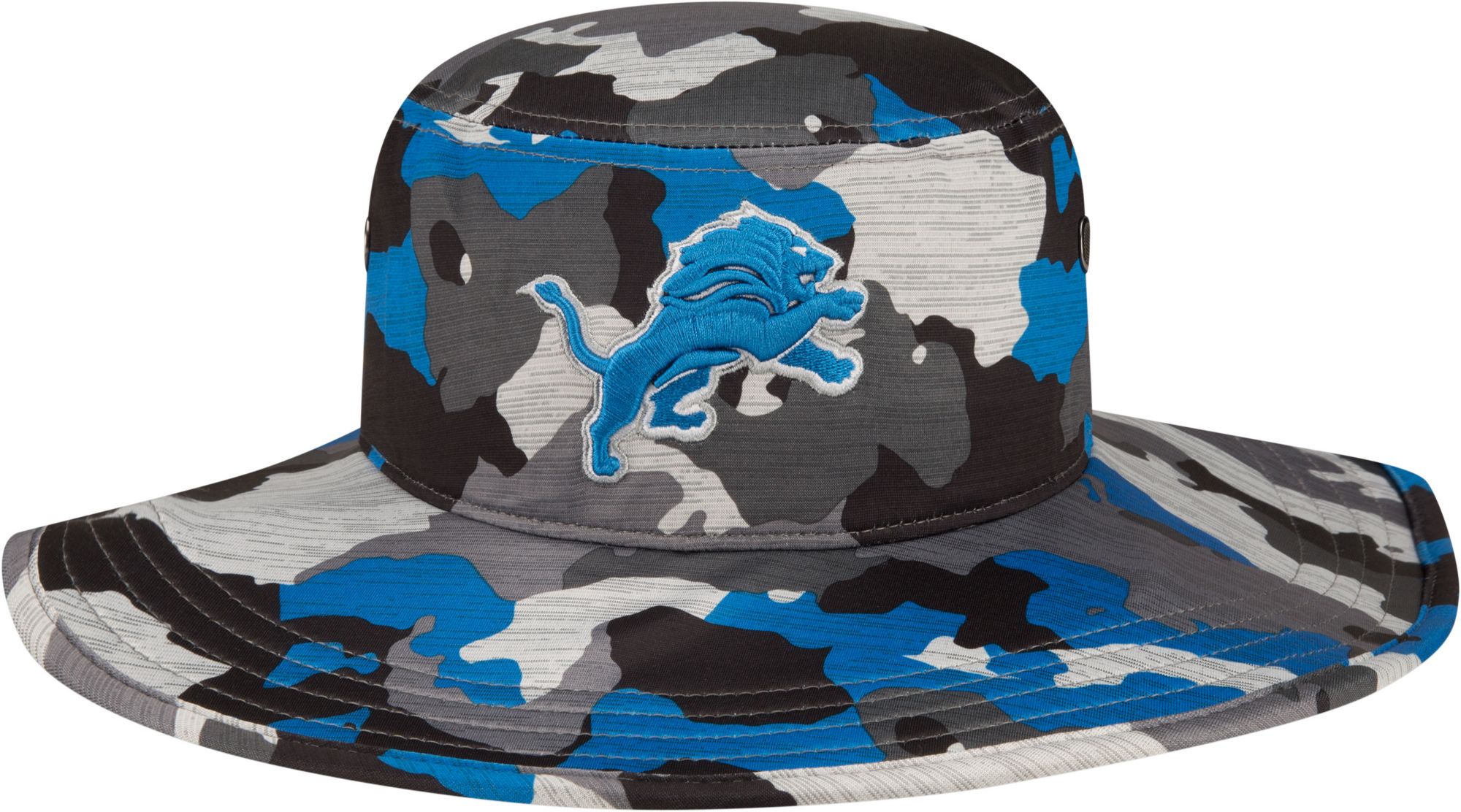 New Era Men's Detroit Lions Training Camp 2022 Sideline Panama Camouflage Bucket Hat product image