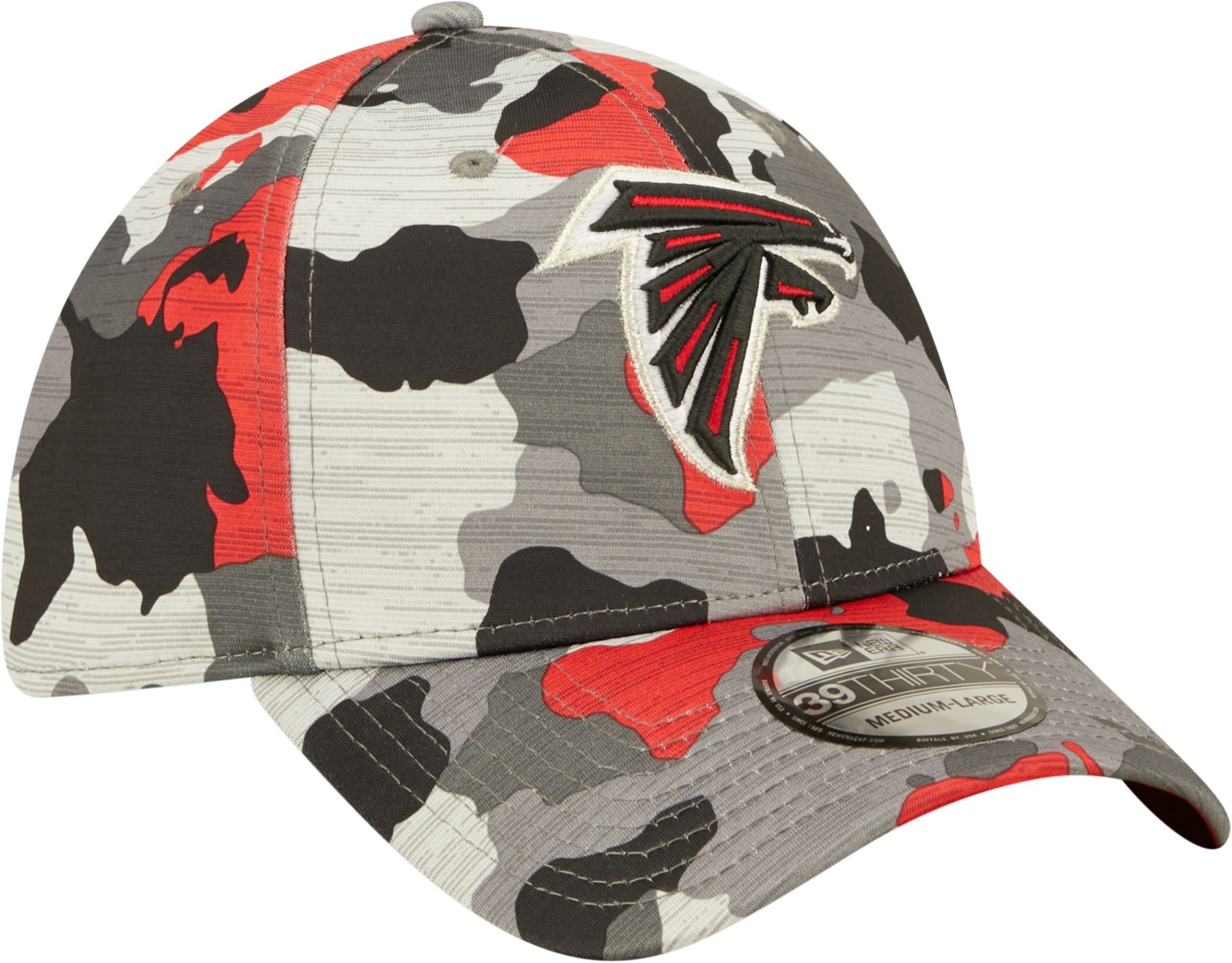 New Era Men's Atlanta Falcons Sideline Training Camp 2022 Camouflage 39Thirty Stretch Fit Hat product image