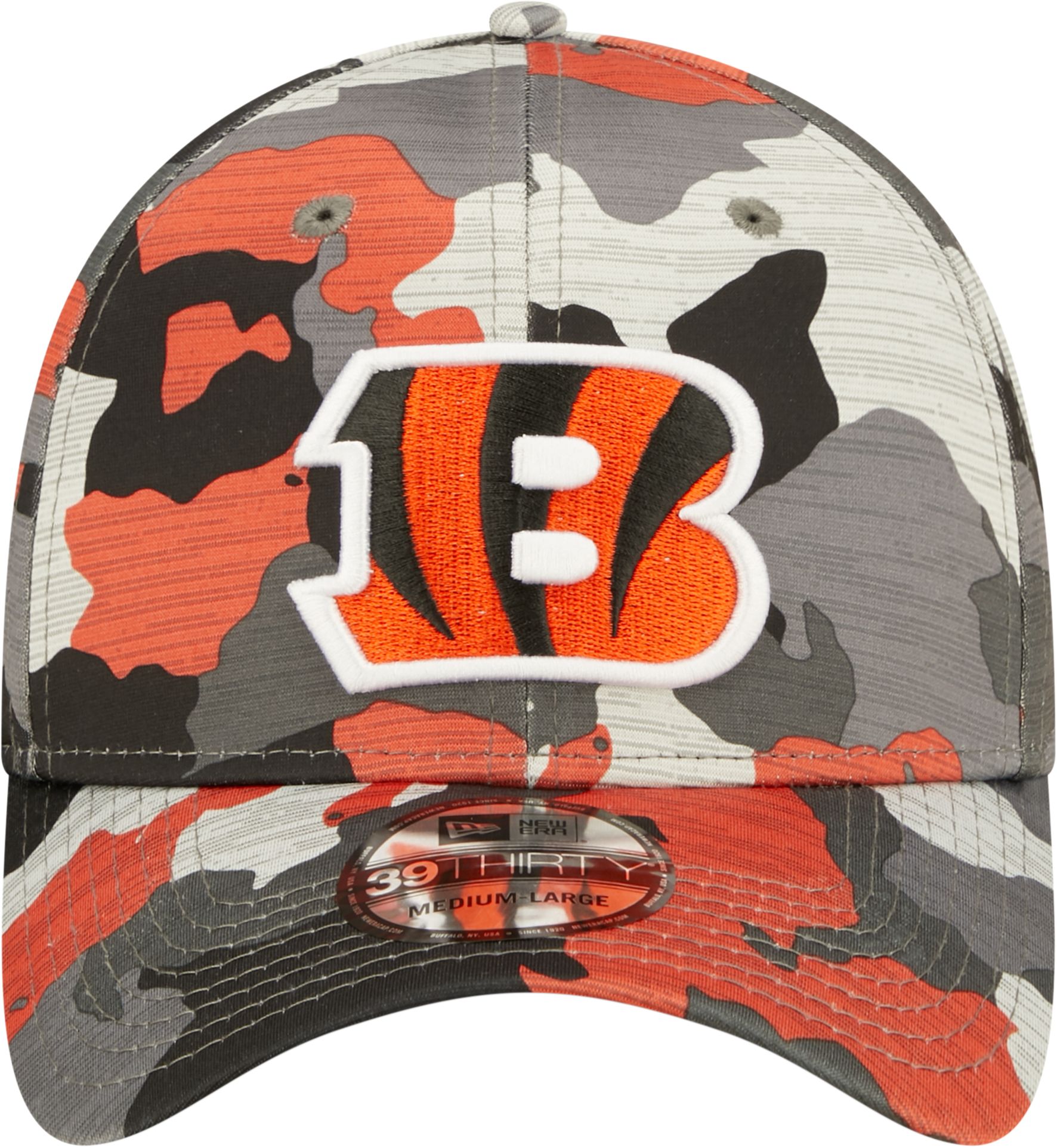 New Era Men's Cincinnati Bengals Sideline Training Camp 2022 Camouflage 39Thirty Stretch Fit Hat product image