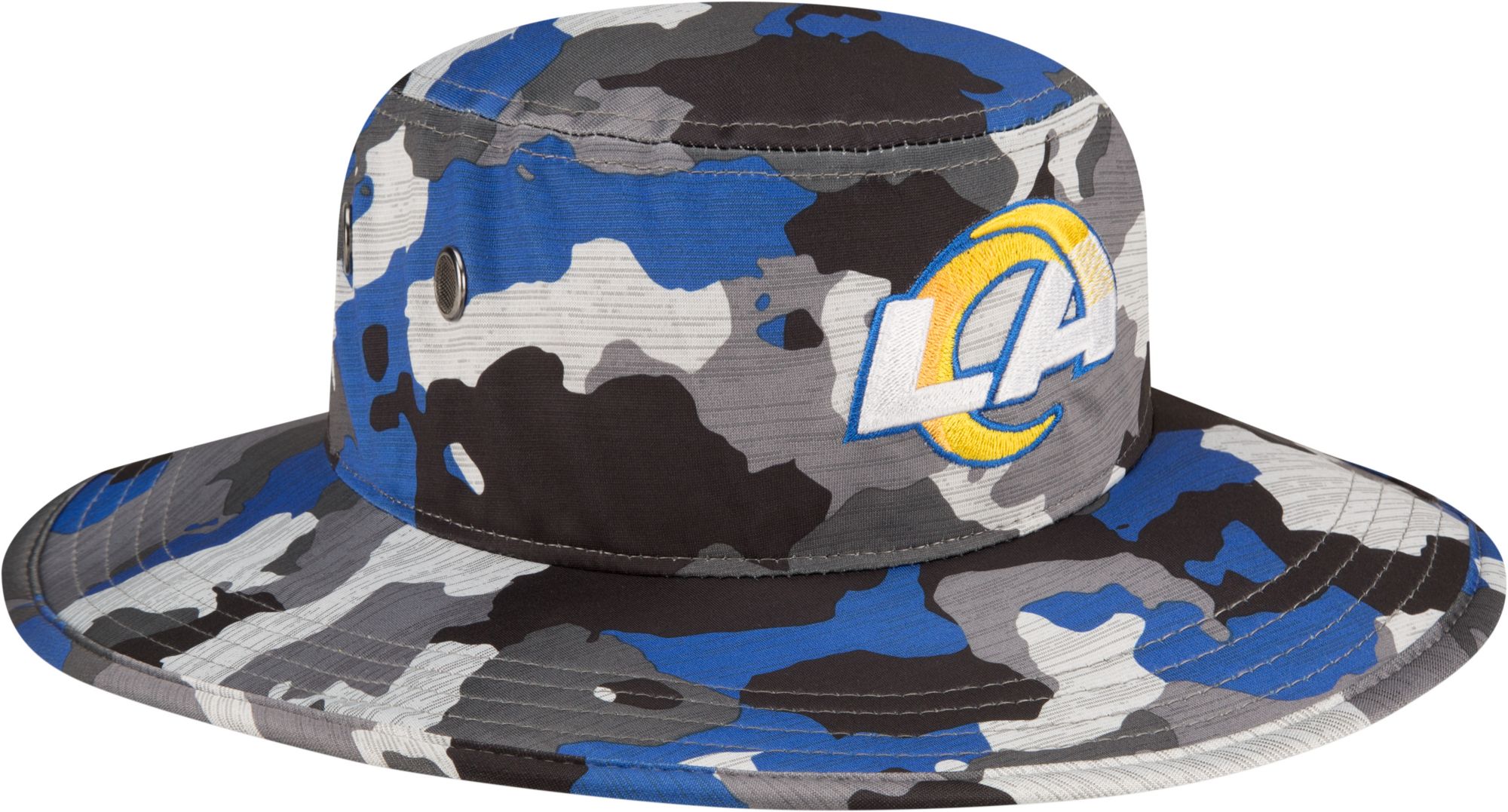 New Era Men's Los Angeles Rams Training Camp 2022 Sideline Panama Camouflage Bucket Hat product image