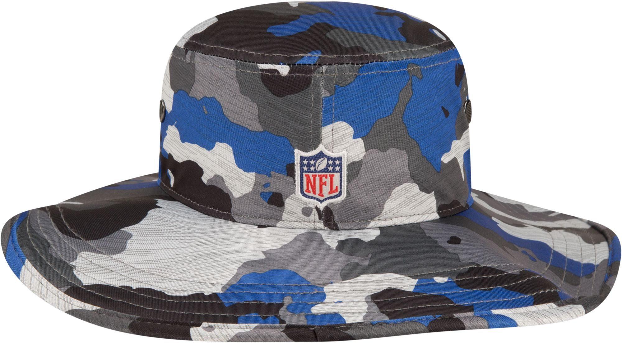 New Era Men's Los Angeles Rams Training Camp 2022 Sideline Panama Camouflage Bucket Hat product image