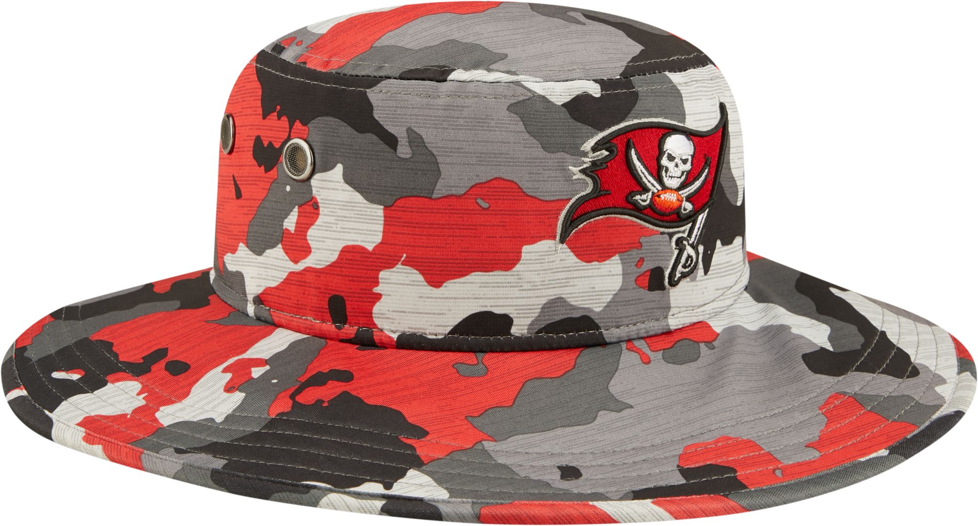 New Era Men's Tampa Bay Buccaneers Training Camp 2022 Sideline Panama Camouflage Bucket Hat product image
