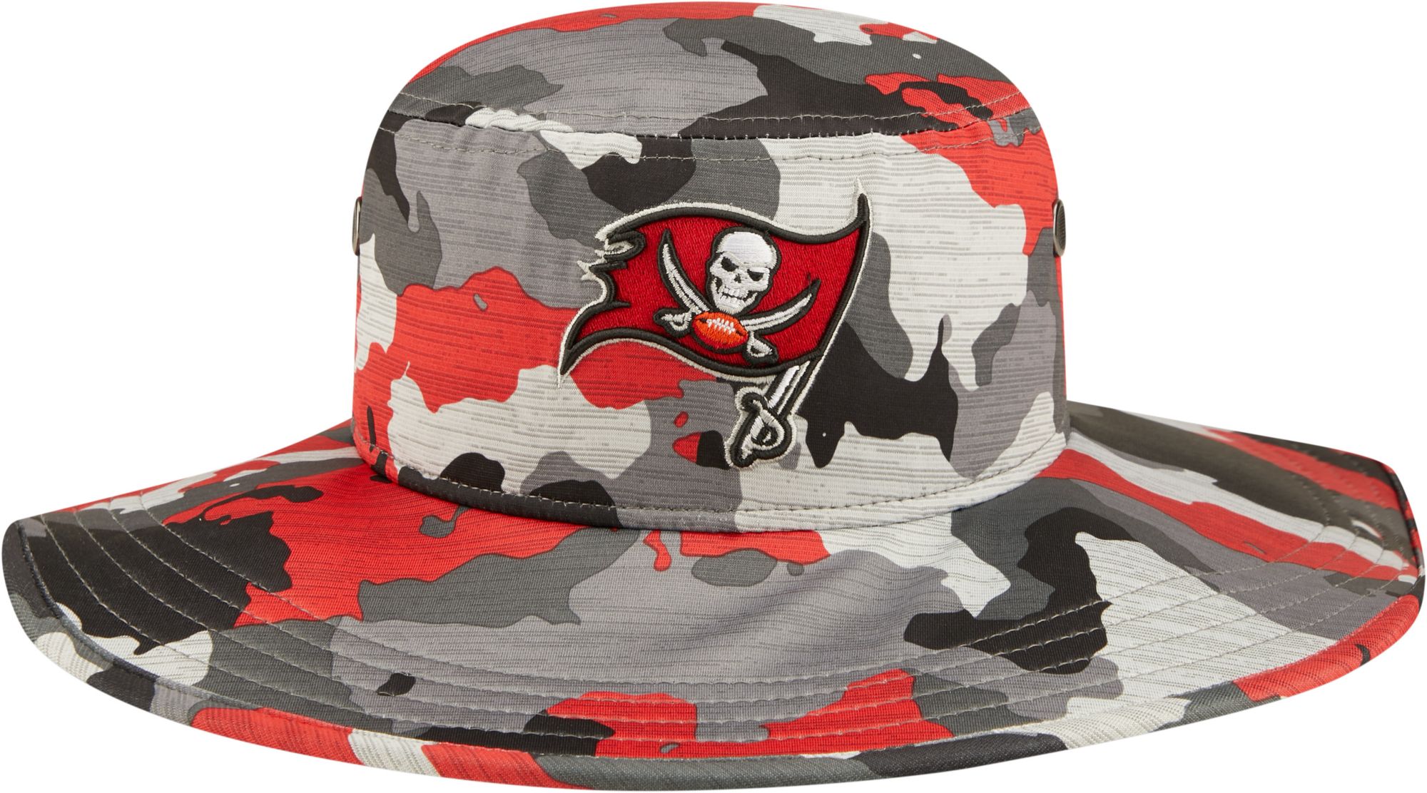 New Era Men's Tampa Bay Buccaneers Training Camp 2022 Sideline Panama Camouflage Bucket Hat product image