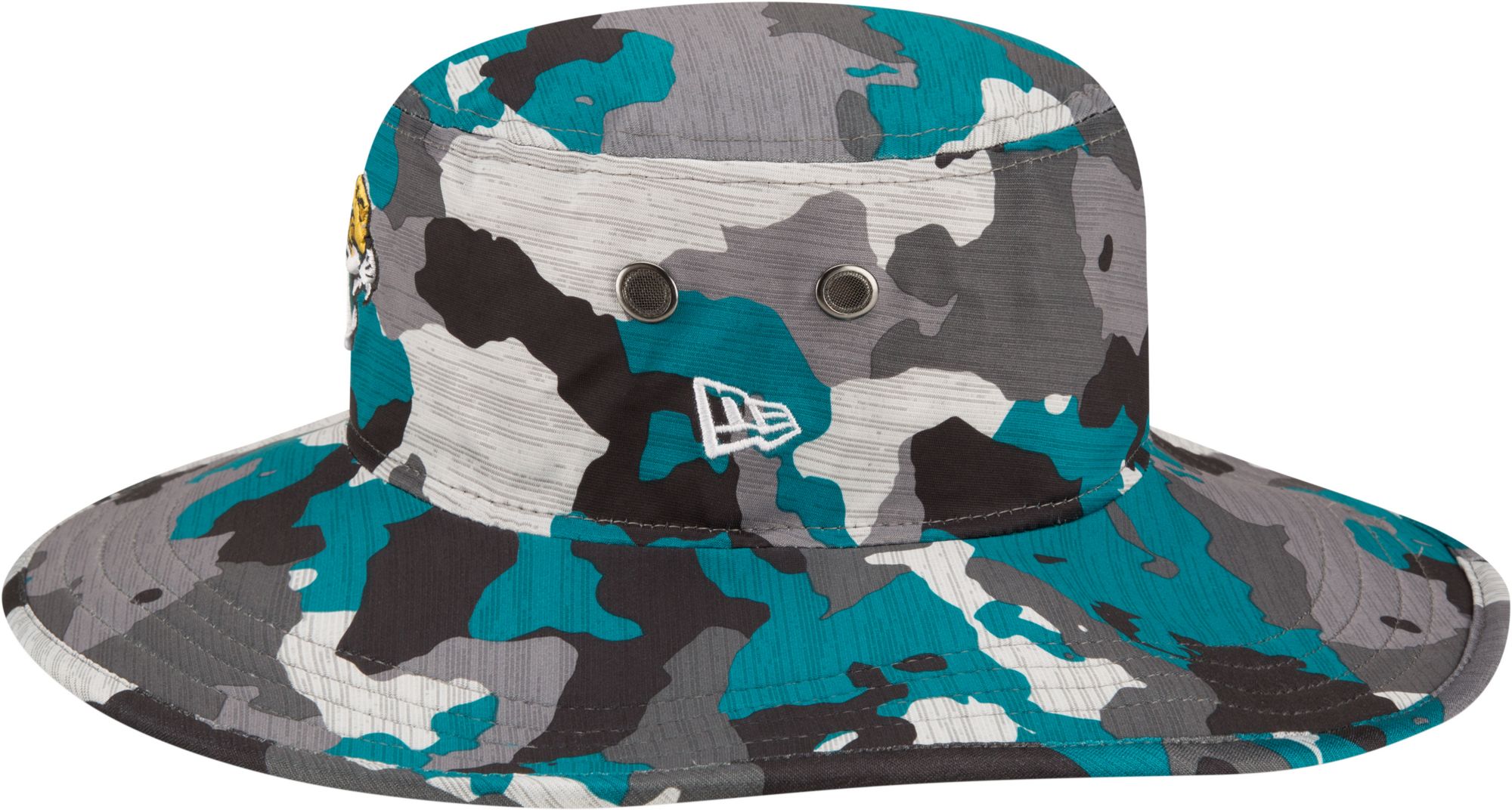 New Era Men's Jacksonville Jaguars Training Camp 2022 Sideline Panama Camouflage Bucket Hat product image