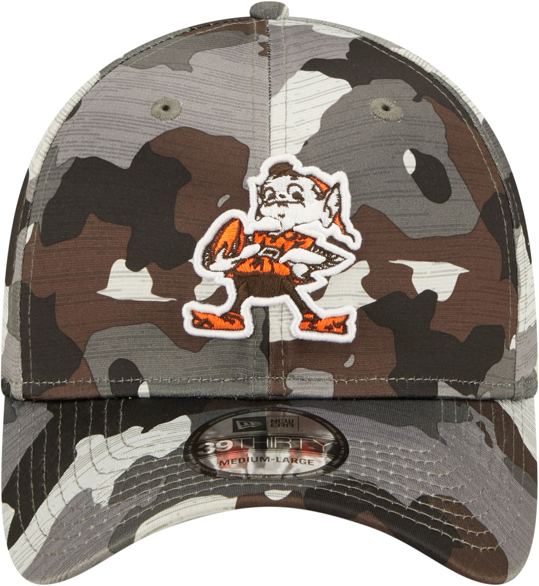 New Era Men's Cleveland Browns Sideline Training Camp 2022 Camouflage 39Thirty Stretch Fit Hat product image