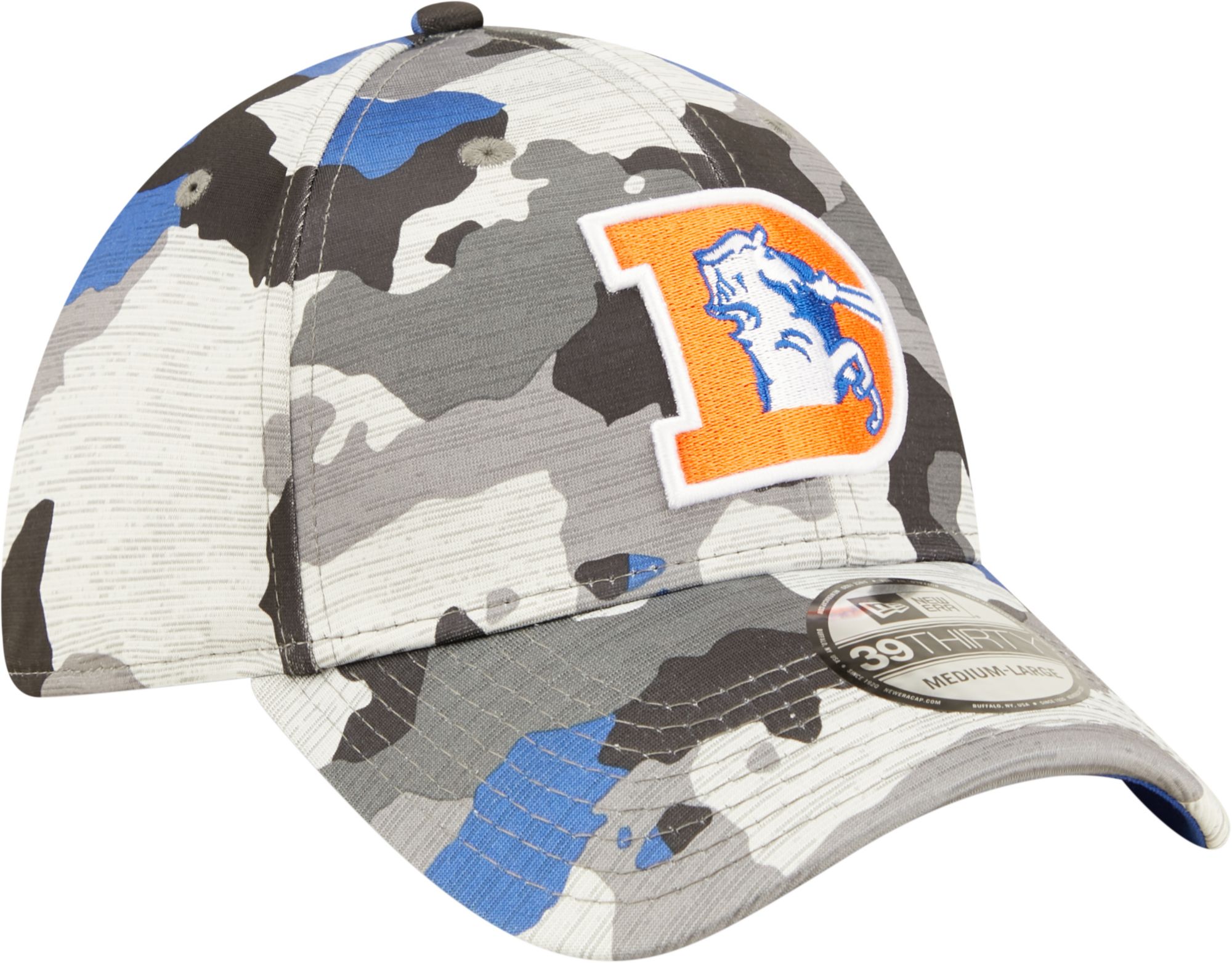 New Era Men's Denver Broncos Sideline Training Camp 2022 Camouflage 39Thirty Stretch Fit Hat product image