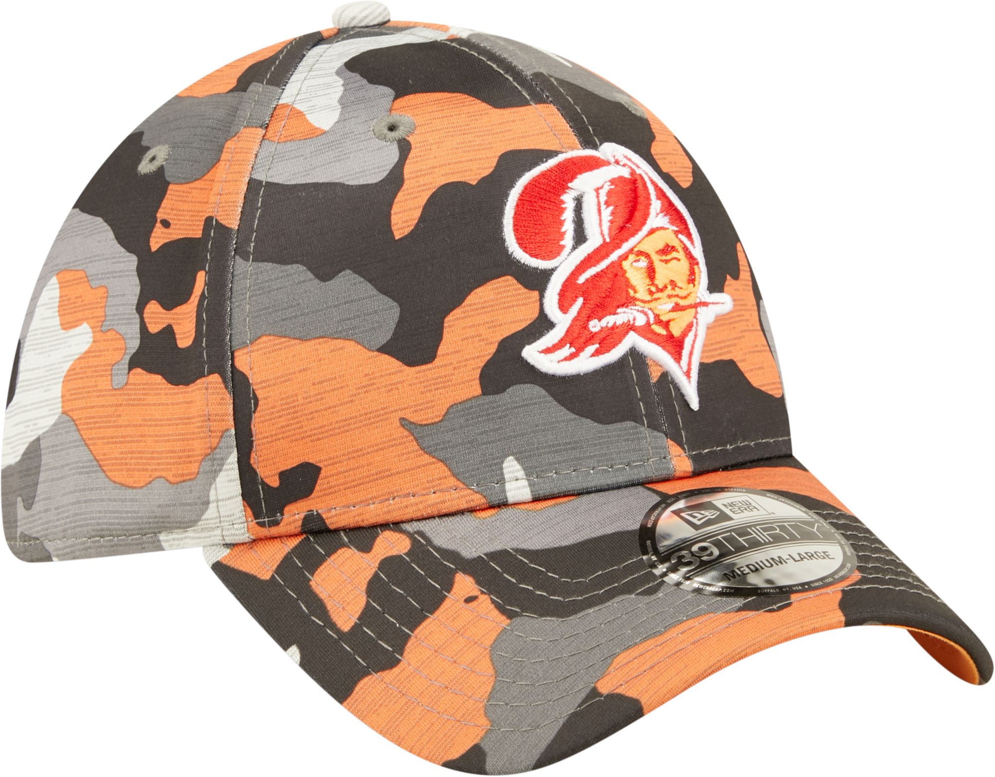 New Era Men's Tampa Bay Buccaneers Sideline Training Camp 2022 Camouflage 39Thirty Stretch Fit Hat product image
