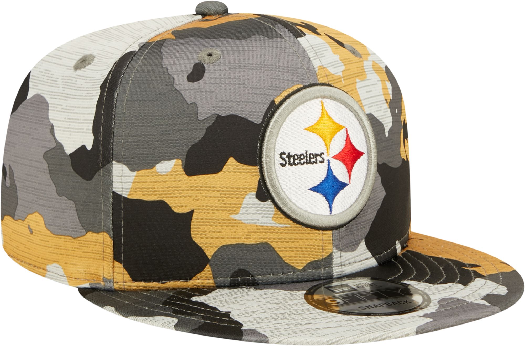 New Era Men's Pittsburgh Steelers Sideline Training Camp 2022 Camouflage 9Fifty Adjustable Hat product image
