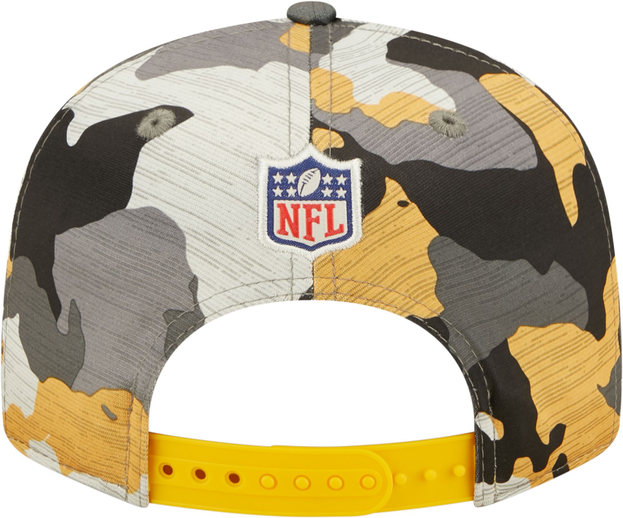 New Era Men's Pittsburgh Steelers Sideline Training Camp 2022 Camouflage 9Fifty Adjustable Hat product image