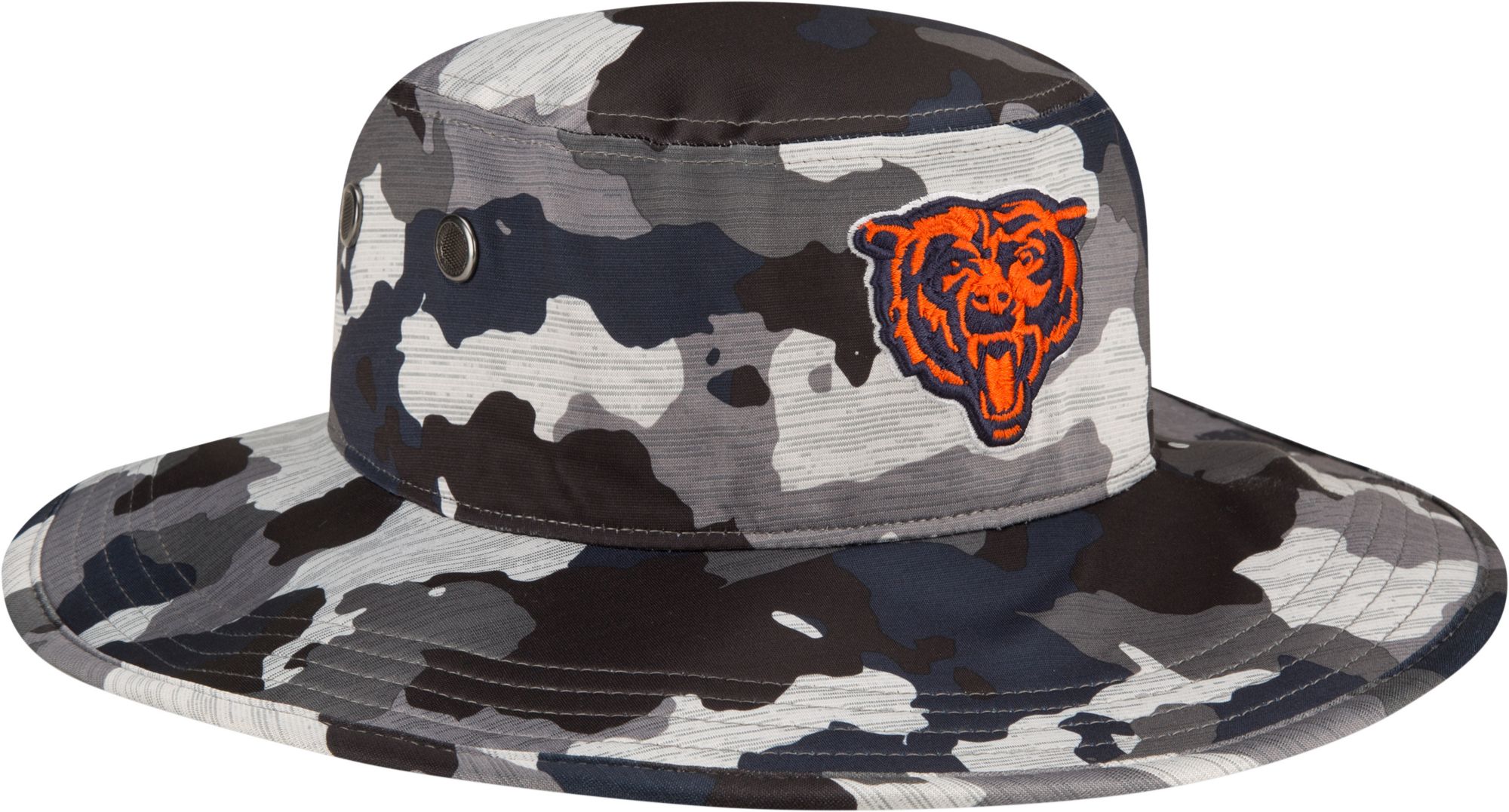 New Era Men's Chicago Bears Training Camp 2022 Sideline Panama Camouflage Bucket Hat product image