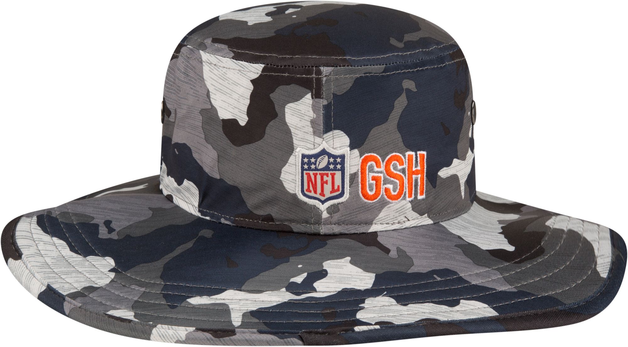New Era Men's Chicago Bears Training Camp 2022 Sideline Panama Camouflage Bucket Hat product image