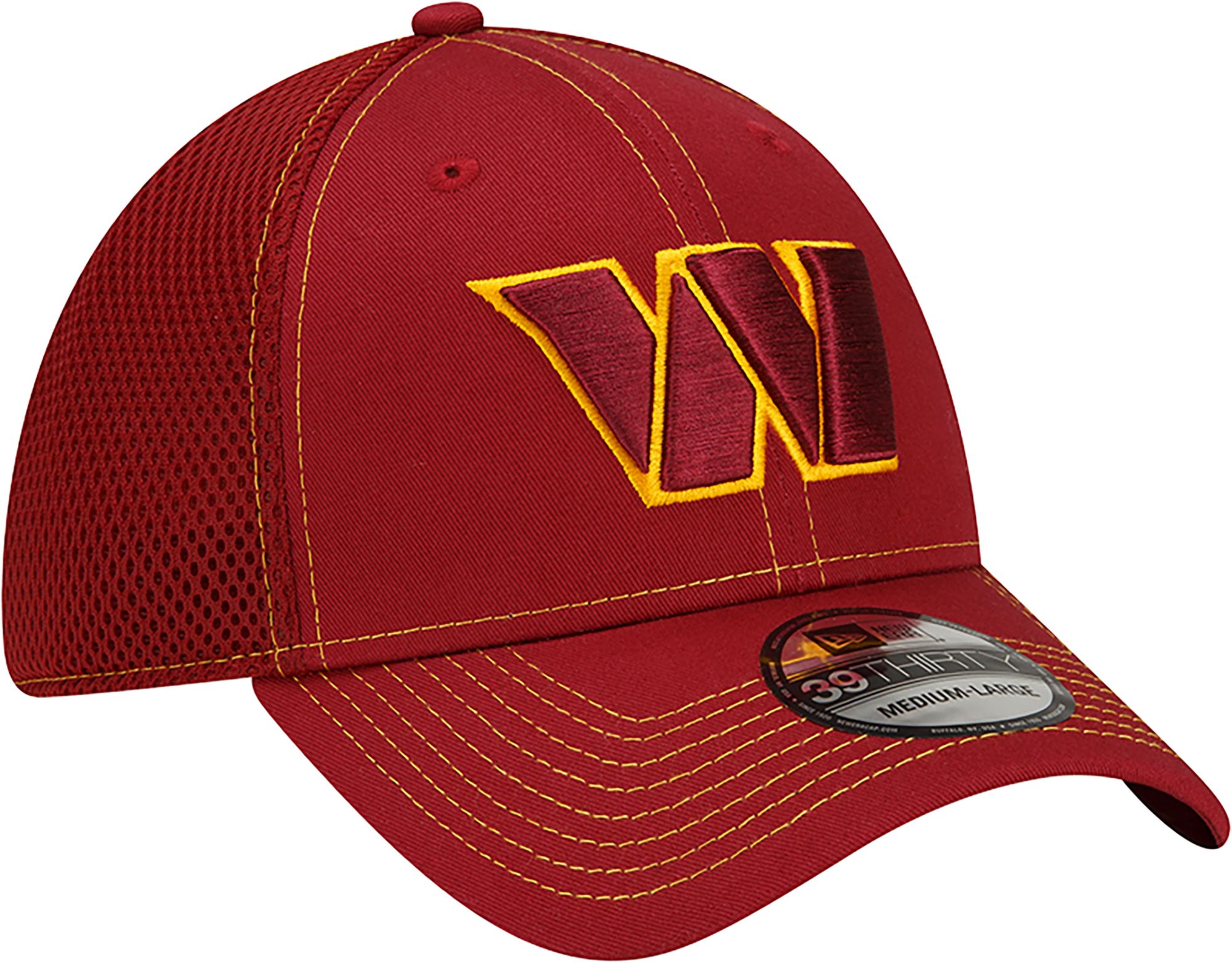 New Era Men's Washington Commanders Neo Red 39Thirty Stretch Fit Hat product image