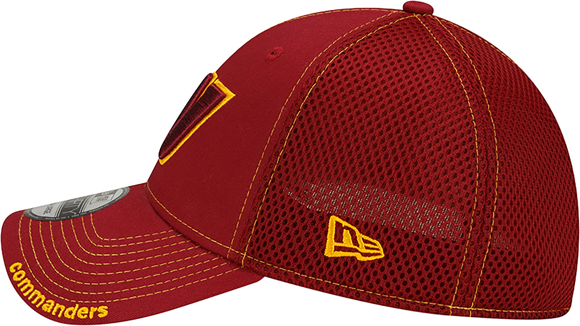 New Era Men's Washington Commanders Neo Red 39Thirty Stretch Fit Hat product image