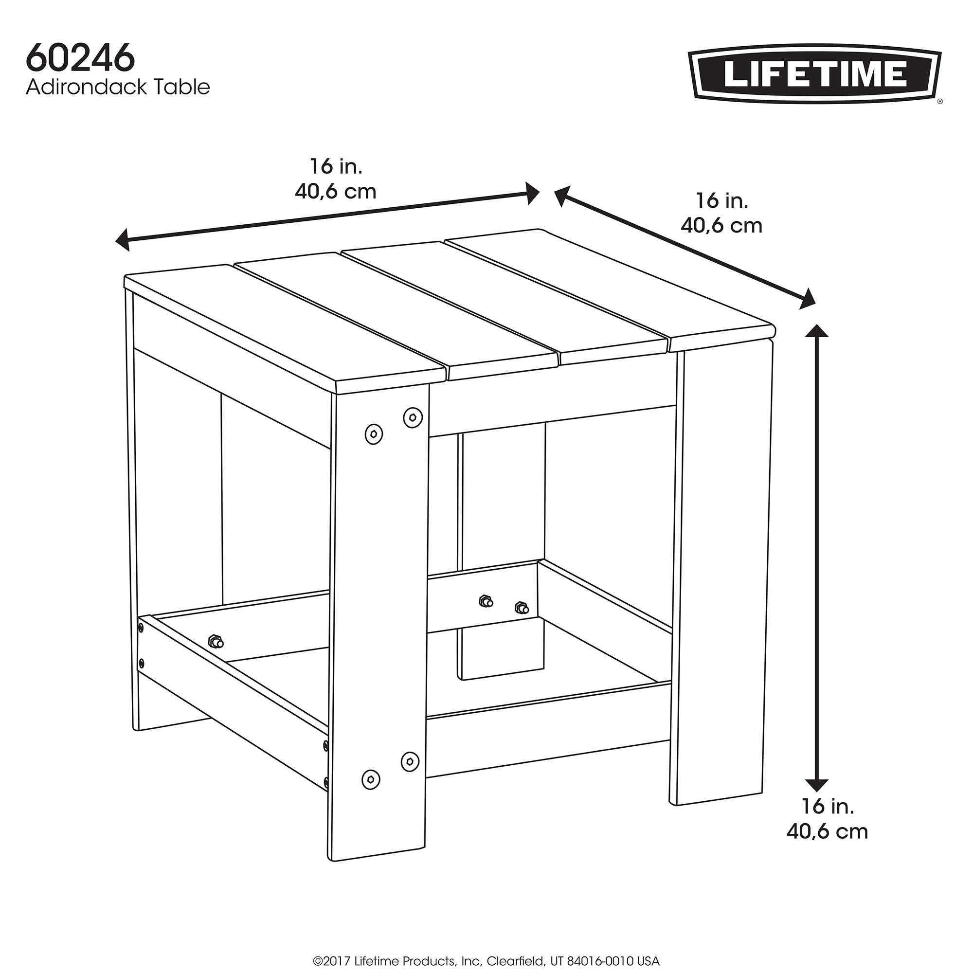 Lifetime Adirondack Table product image