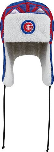 New Era Men's Chicago Cubs Blue Trapper Knit Hat product image