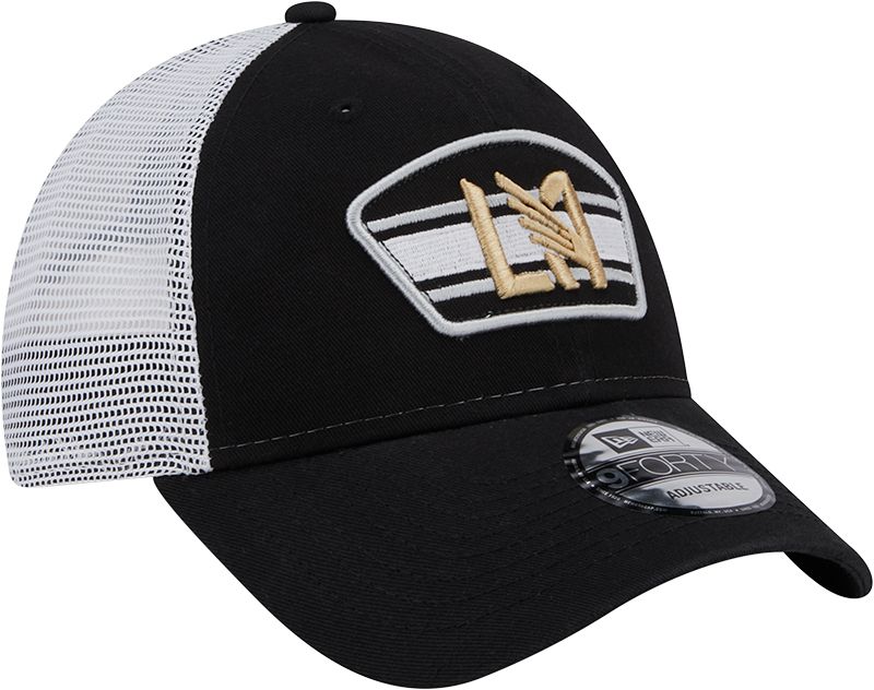 New Era Adult Los Angeles FC 9Forty Patch Black Trucker Hat