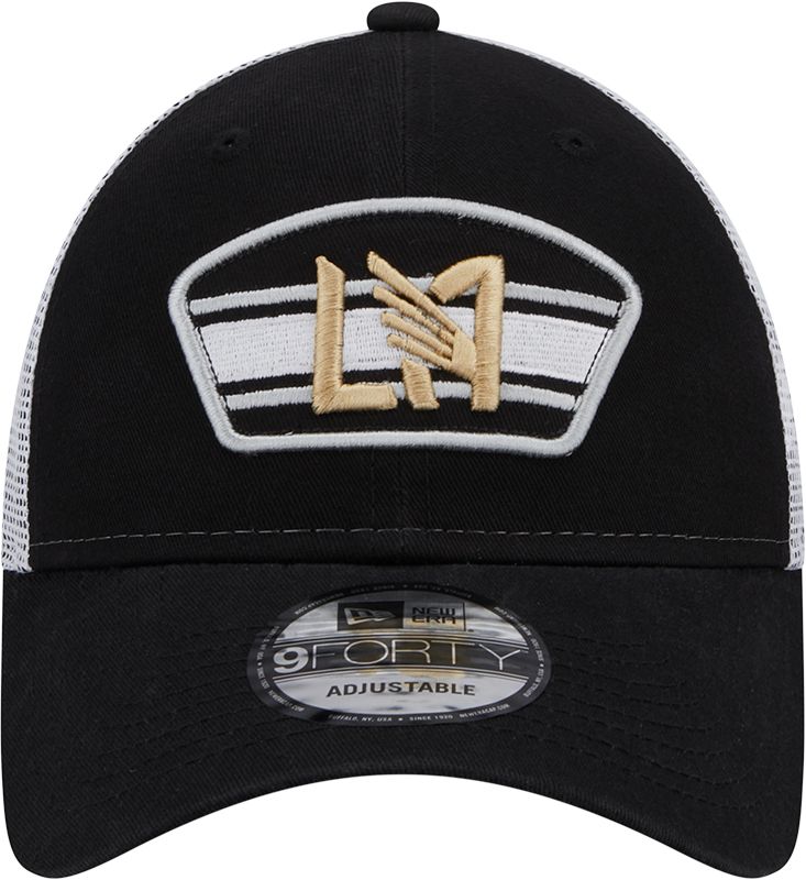 New Era Adult Los Angeles FC 9Forty Patch Black Trucker Hat