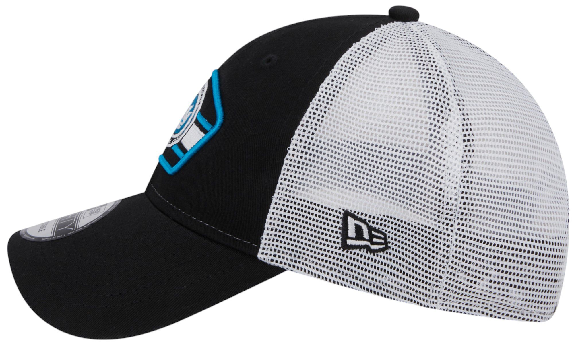 New Era Adult Charlotte FC Blue Logo 9Forty Trucker Adjustable Hat product image