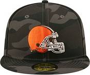 New Era Men's Cleveland Browns Black Camo 59Fifty Fitted Hat product image