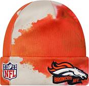 New Era Men's Denver Broncos Sideline Ink Orange Knit Hat product image