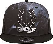 New Era Men's Indianapolis Colts Sideline Ink Dye 9Fifty Black Adjustable Hat product image