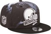 New Era Men's Cleveland Browns Sideline Ink Dye 9Fifty Black Adjustable Hat product image