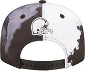 New Era Men's Cleveland Browns Sideline Ink Dye 9Fifty Black Adjustable Hat product image