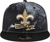 New Era Men's New Orleans Saints Sideline Ink Dye 9Fifty Black Adjustable Hat product image