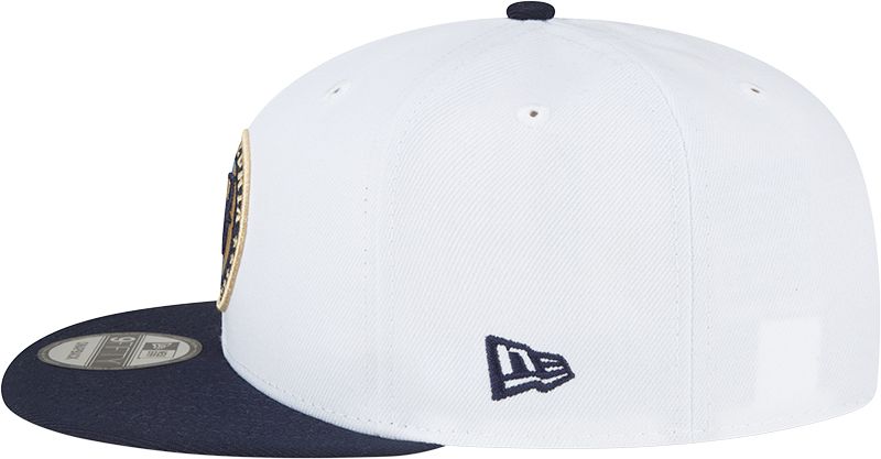 New Era Adult Philadelphia Union 2023 9Fifty Logo White Adjustable Hat