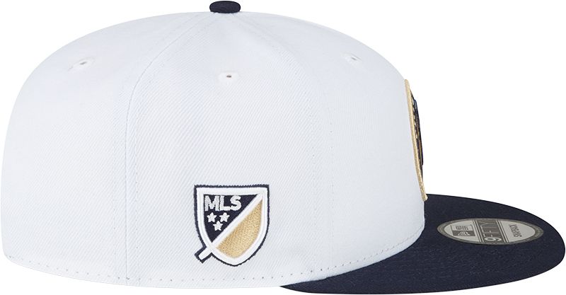 New Era Adult Philadelphia Union 2023 9Fifty Logo White Adjustable Hat