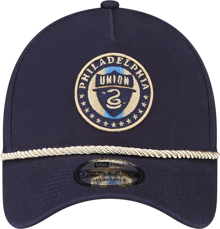 New Era Adult Philadelphia Union 2023 9Forty Logo Navy Adjustable Hat product image