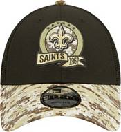 New Era Men's New Orleans Saints Salute to Service Black 9Forty Adjustable Trucker Hat product image