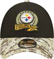 New Era Men's Pittsburgh Steelers Salute to Service Black 9Forty Adjustable Trucker Hat product image