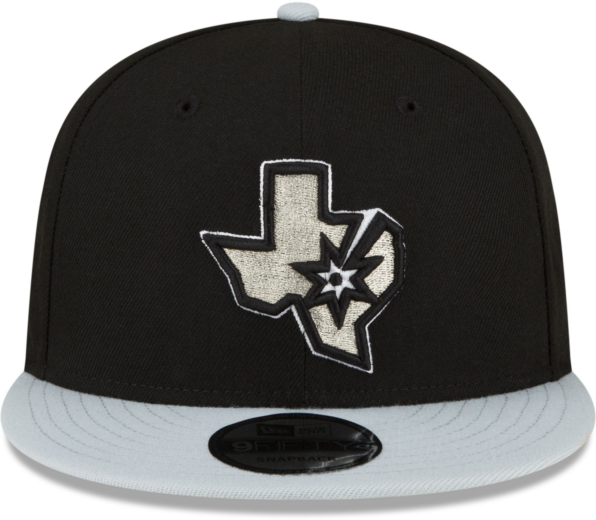 New Era Adult San Antonio Spurs Black 2Tone 9Fifty Adjustable Hat product image