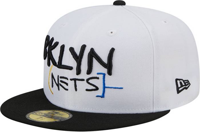 New Era Men's 2022-23 City Edition Brooklyn Nets 59FIFTY Fitted Hat, Size 7 3/4, White