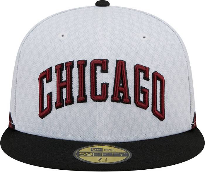Men's Chicago Bulls New Era White 59FIFTY Fitted Hat