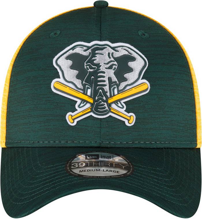 MLB Genuine Merchandise A’s Athletics Green And Yellow Ball Cap Size  MediumLarge